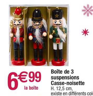 boîte de 3 suspensions casse-noisette