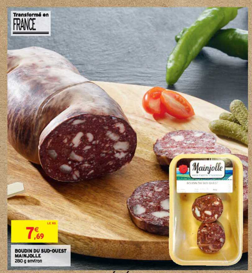 boudin du sud-ouest mainjolle