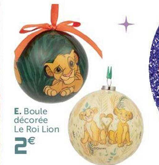 boule décorée le roi lion