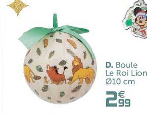 boule le roi lion ø10 cm