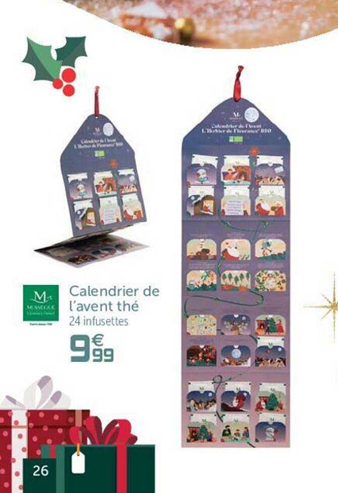 calendrier de l'avent thé