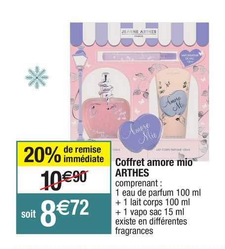 coffret amore mio arthes