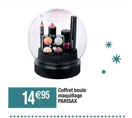 coffret boule maquillage parisax