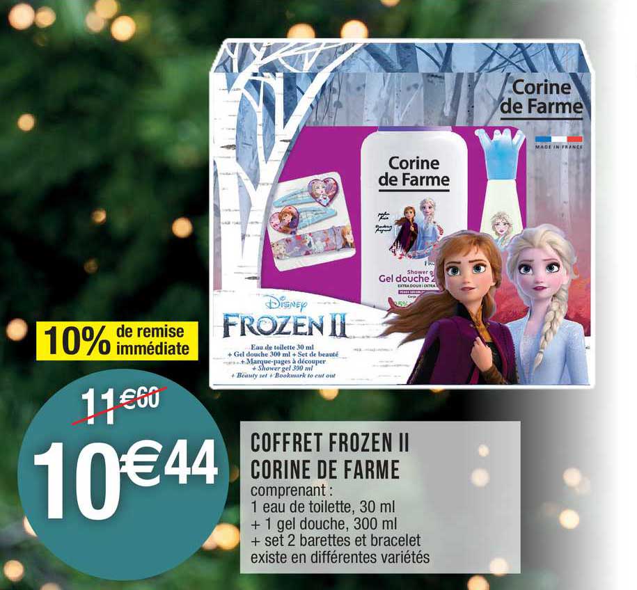 coffret frozen II corine de farme