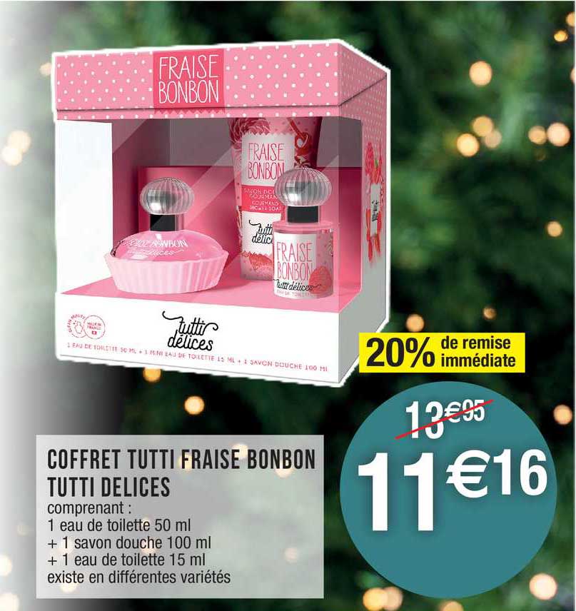 coffret tutti fraise bonbon tutti délices