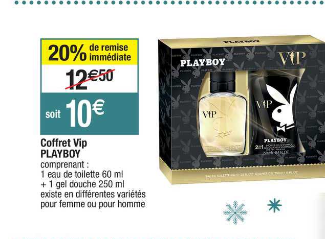 coffret vip playboy