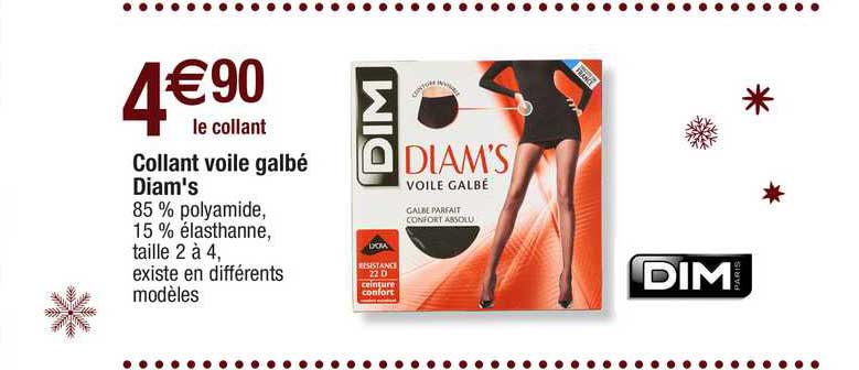 Collant Voile Galbé Diam's