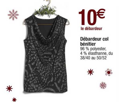 débardeur col bénitier