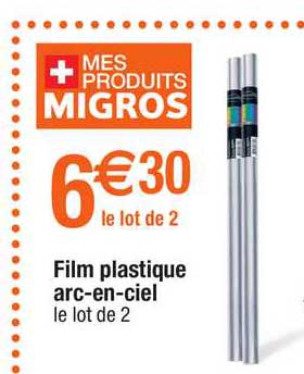 film plastique arc-en-ciel