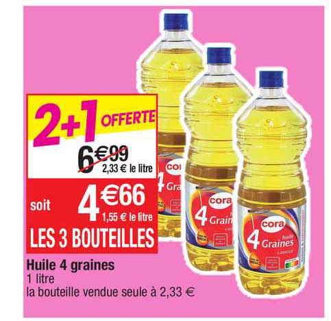 Huile 4 Graines Cora