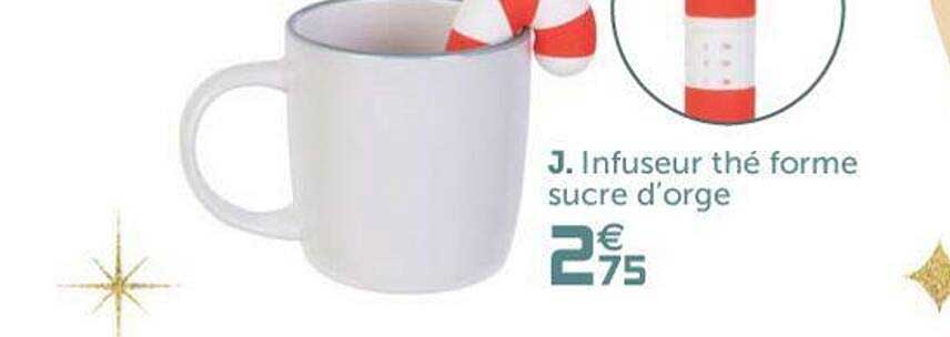 infuseur thé forme sucre d'orge
