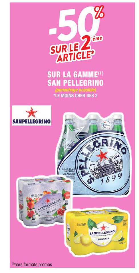 la gamme san pellegrino