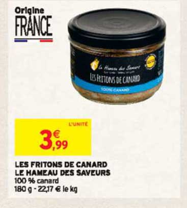 les fritons de canard le hameau des saveurs