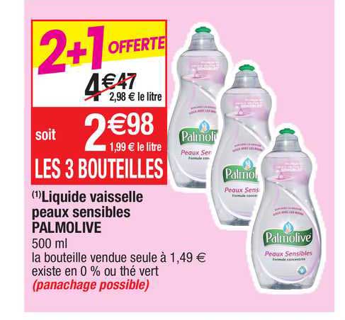 liquide vaisselle peaux sensibles palmolive