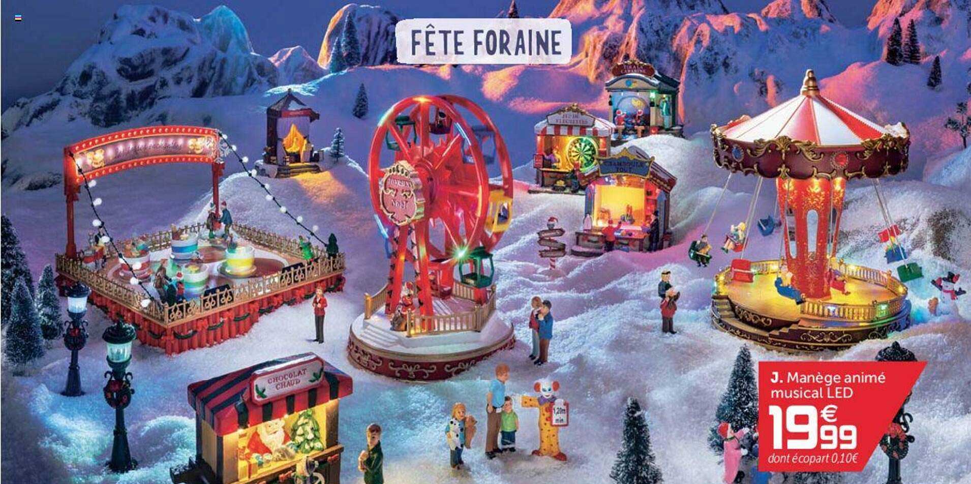 manège animé musical led