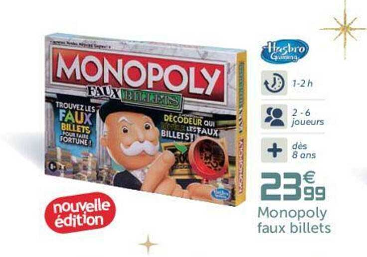 monopoly faux billets