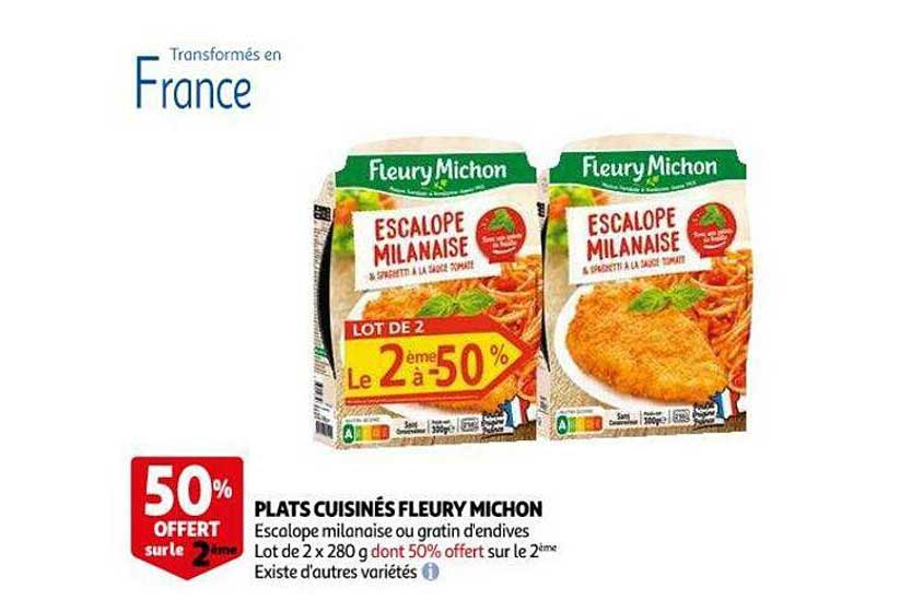 Plats Cuisinés Fleury Michon