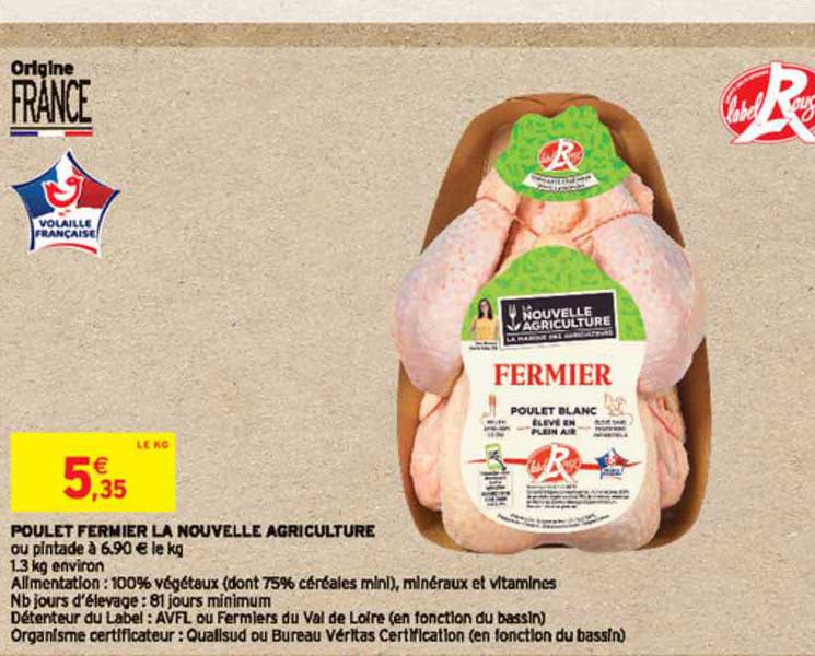 poulet fermier la nouvelle agriculture