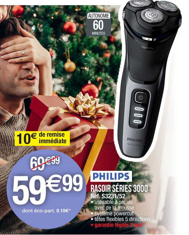 rasoir séries 3000 philips