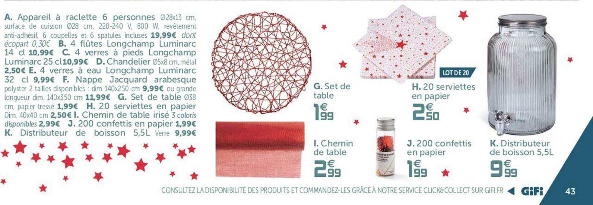 Set De Table, Chemin De Table, 20 Serviettes En Papier, 200 Confettis En Papier, Distributeur De Boisson 5,5 L