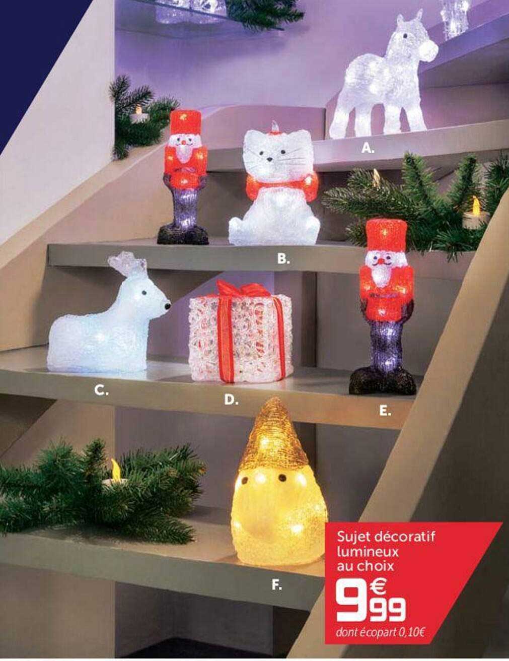 sujet décoratif lumineux