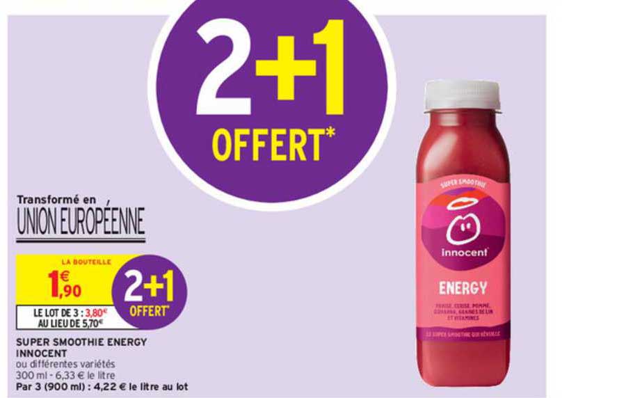 Super Smoothie Energy Innocent