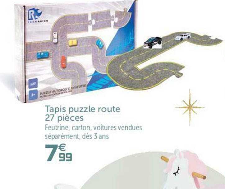 tapis puzzle route 27 pièces
