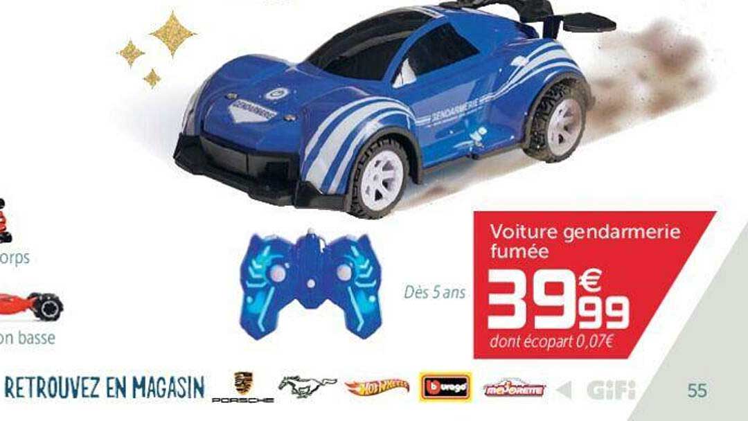 voiture gendarmerie fumée