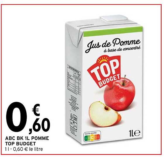 Abc Bk 1l Pomme Top Budget