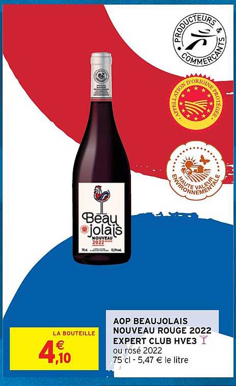 aop beaujolais nouveau rouge 2022 expert club hve3