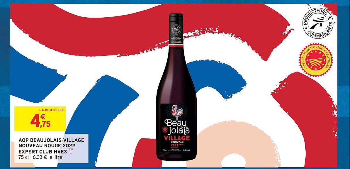 aop beaujolais-village nouveau rouge 2022 expert club hve3