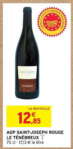 aop saint-joseph rouge le ténébreux