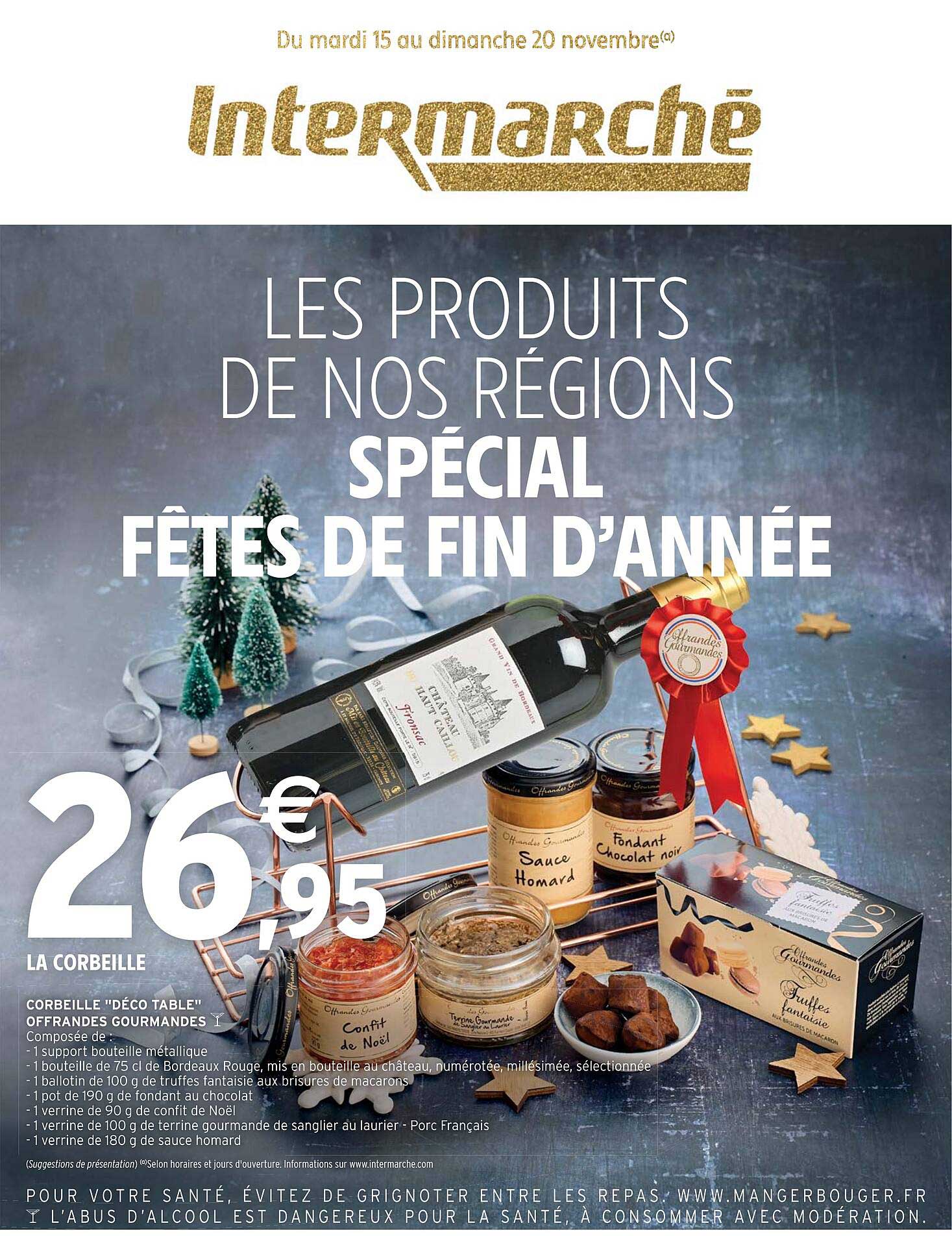 corbeille "déco table" offrandes gourmandes