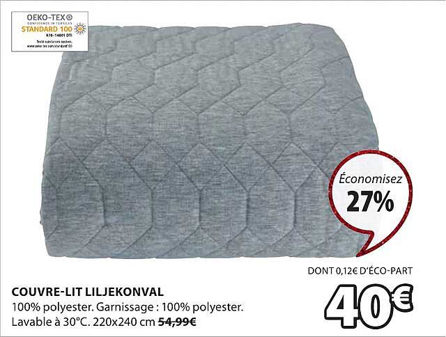 couvre-lit liljekonval