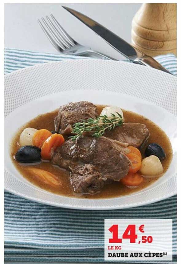 daube aux cèpes