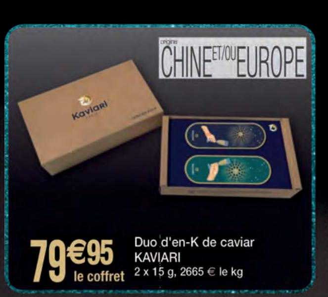 duo d'en-k de caviar kaviari