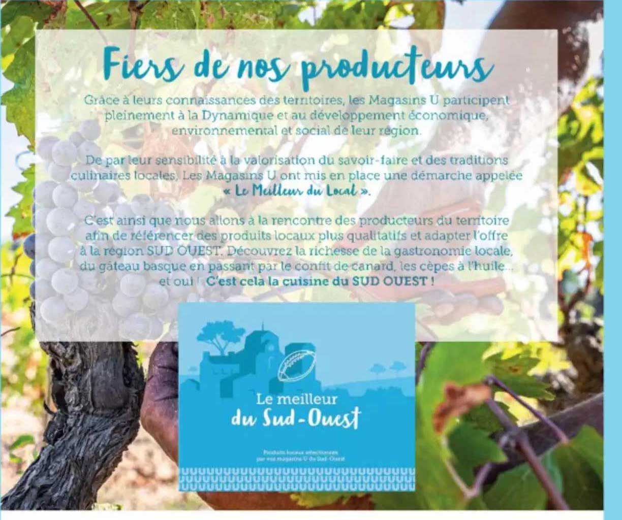 fiers de nos producteurs