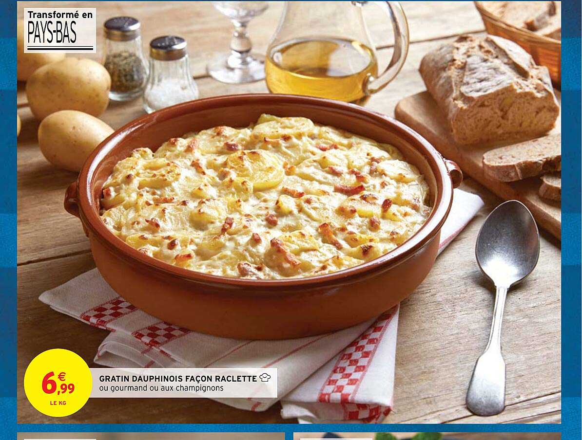 gratin dauphinois façon raclette