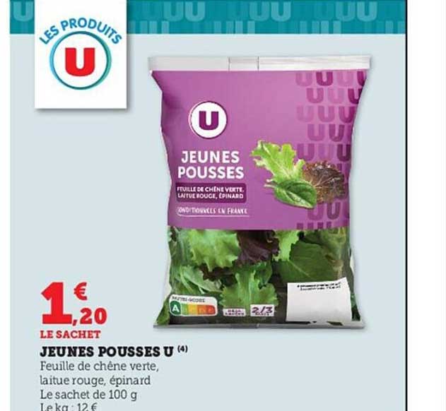 jeunes pousses u