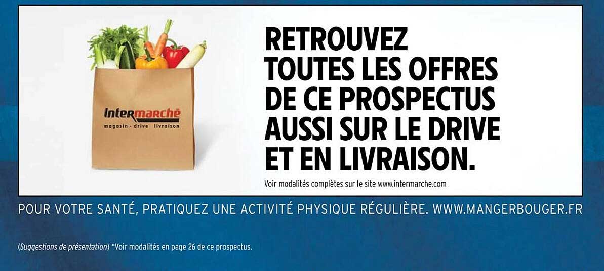 les offres de ce prospectus aussi sur le drive et en livraison