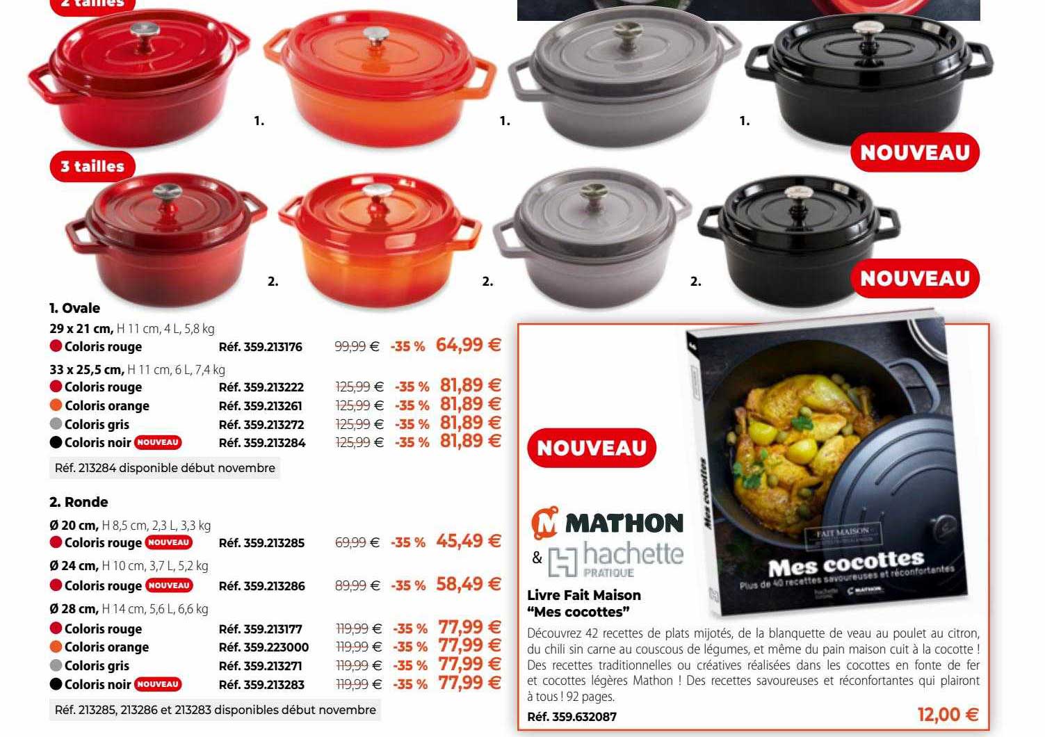 livre fait maison "mes cocottes" mathon & hachette pratique