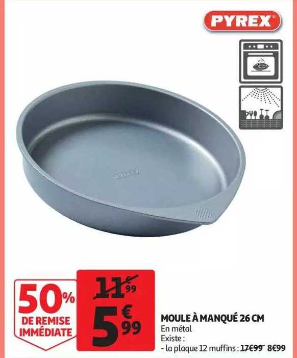 moule à manqué 26 cm pyrex