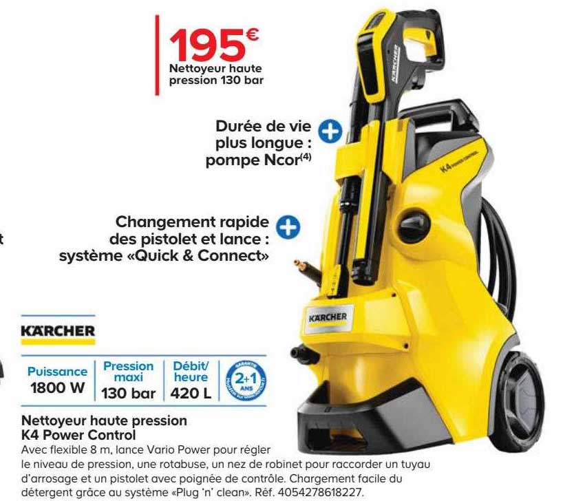 nettoyeur haute pression k4 power control kärcher