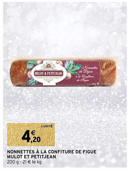 nonnettes à la confiture de figue mulot et petit jean