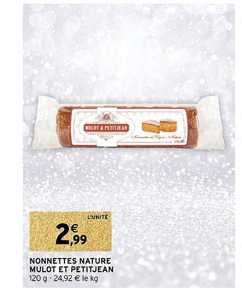 Nonnettes Nature Mulot Et Petit Jean