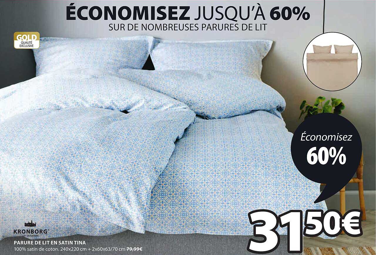 parure de lit en satin tina kronborg