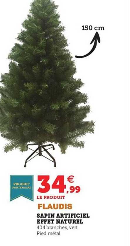 sapin artificiel effet naturel flaudis