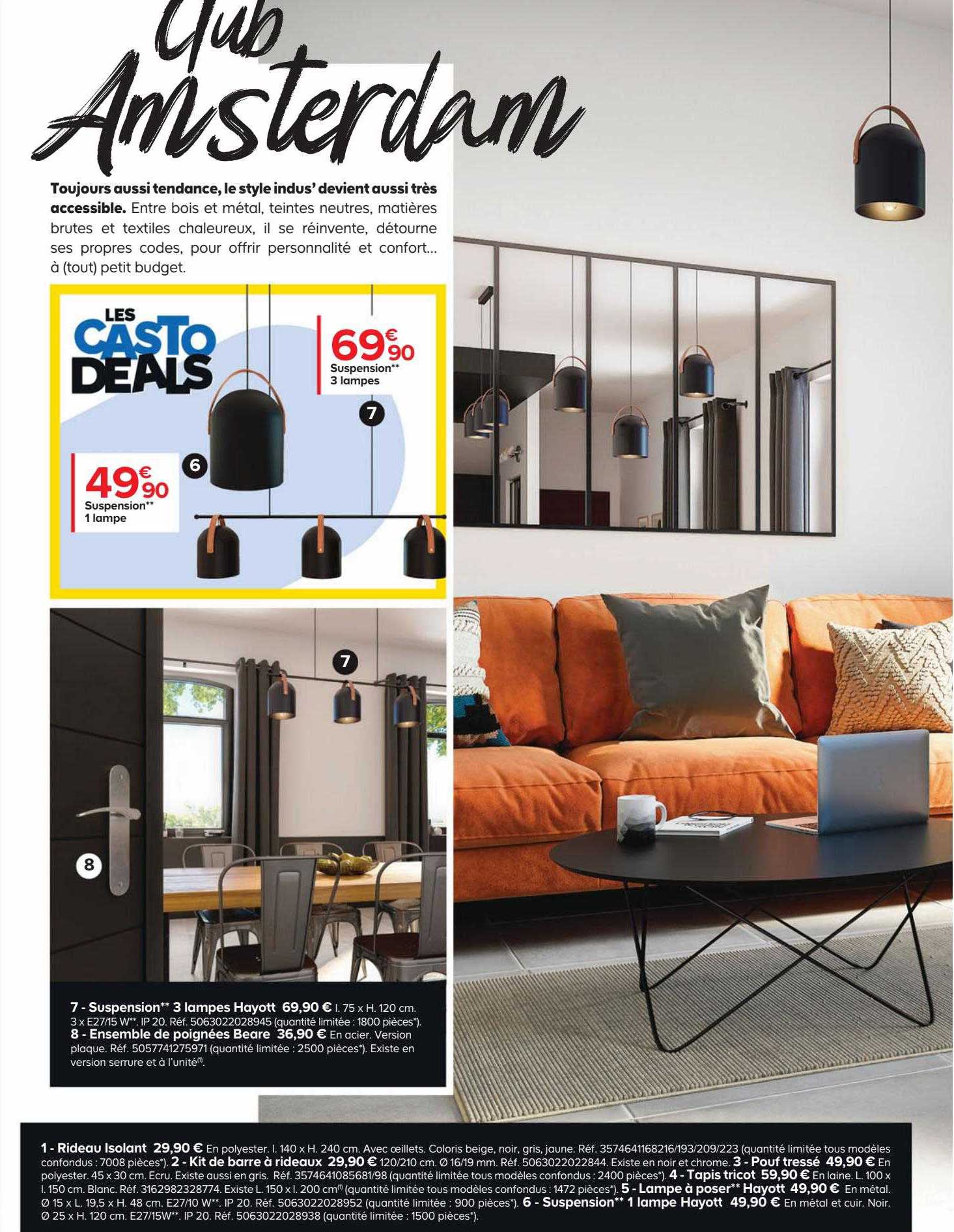 suspension 1 lampe, suspension 3 lampes