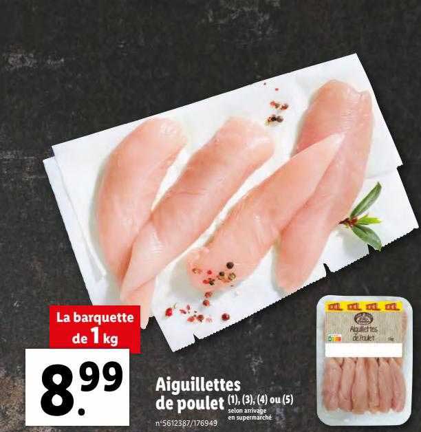 Aiguillettes De Poulet