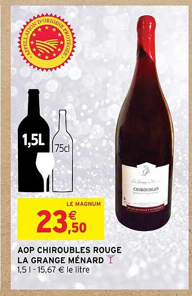 aop chiroubles rouge la grange ménard